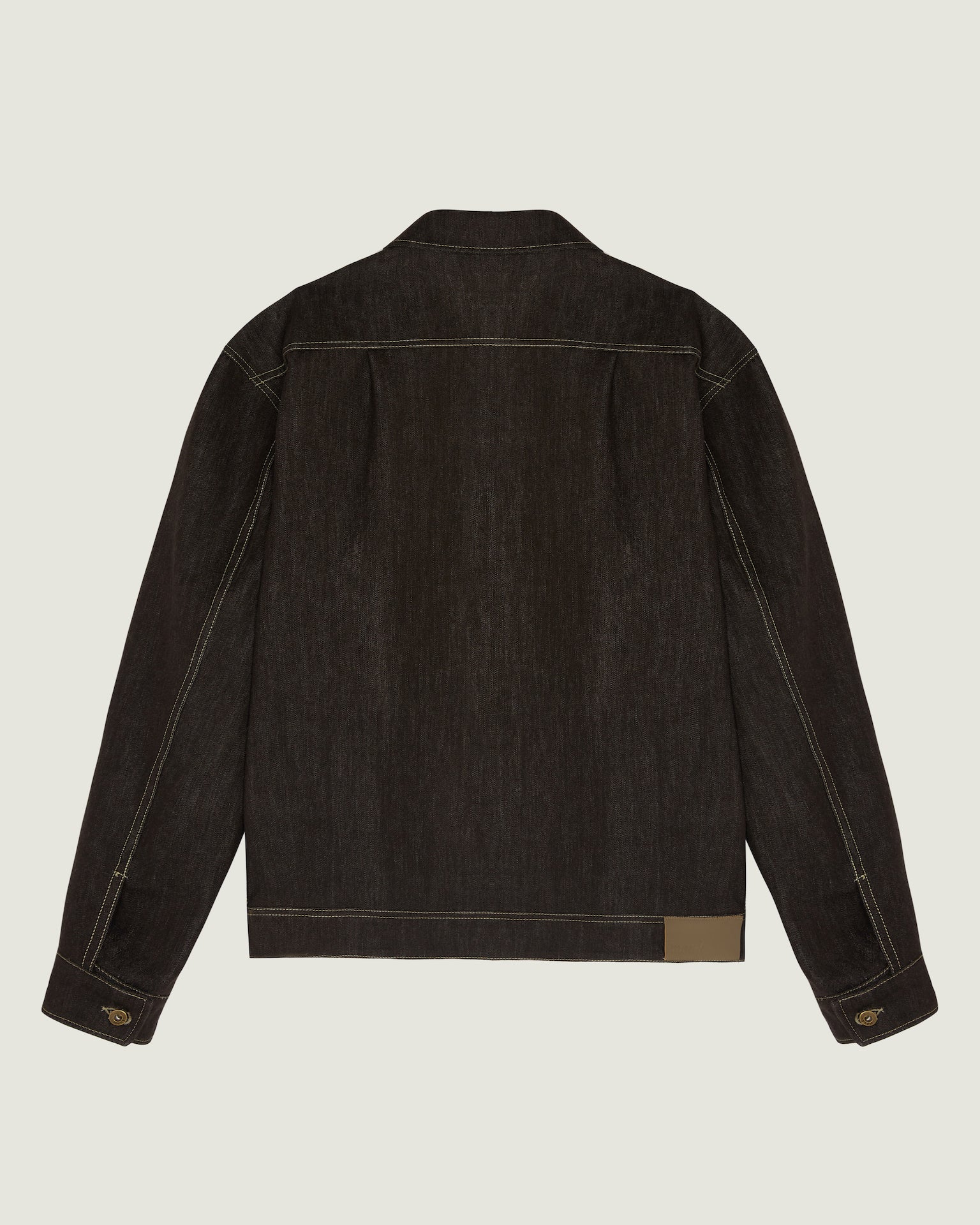 Earth tone denim jacket