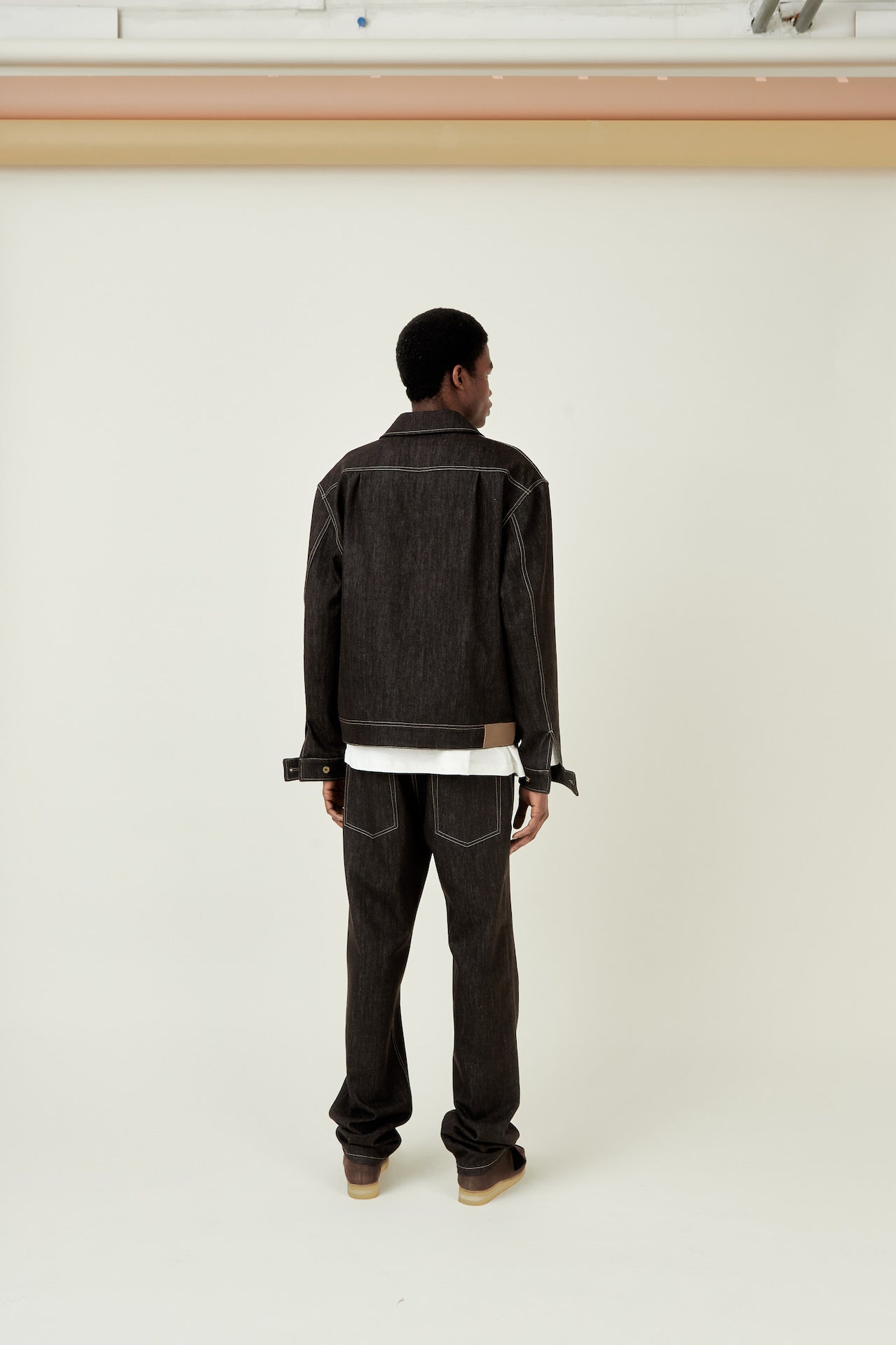 Earth tone denim jacket
