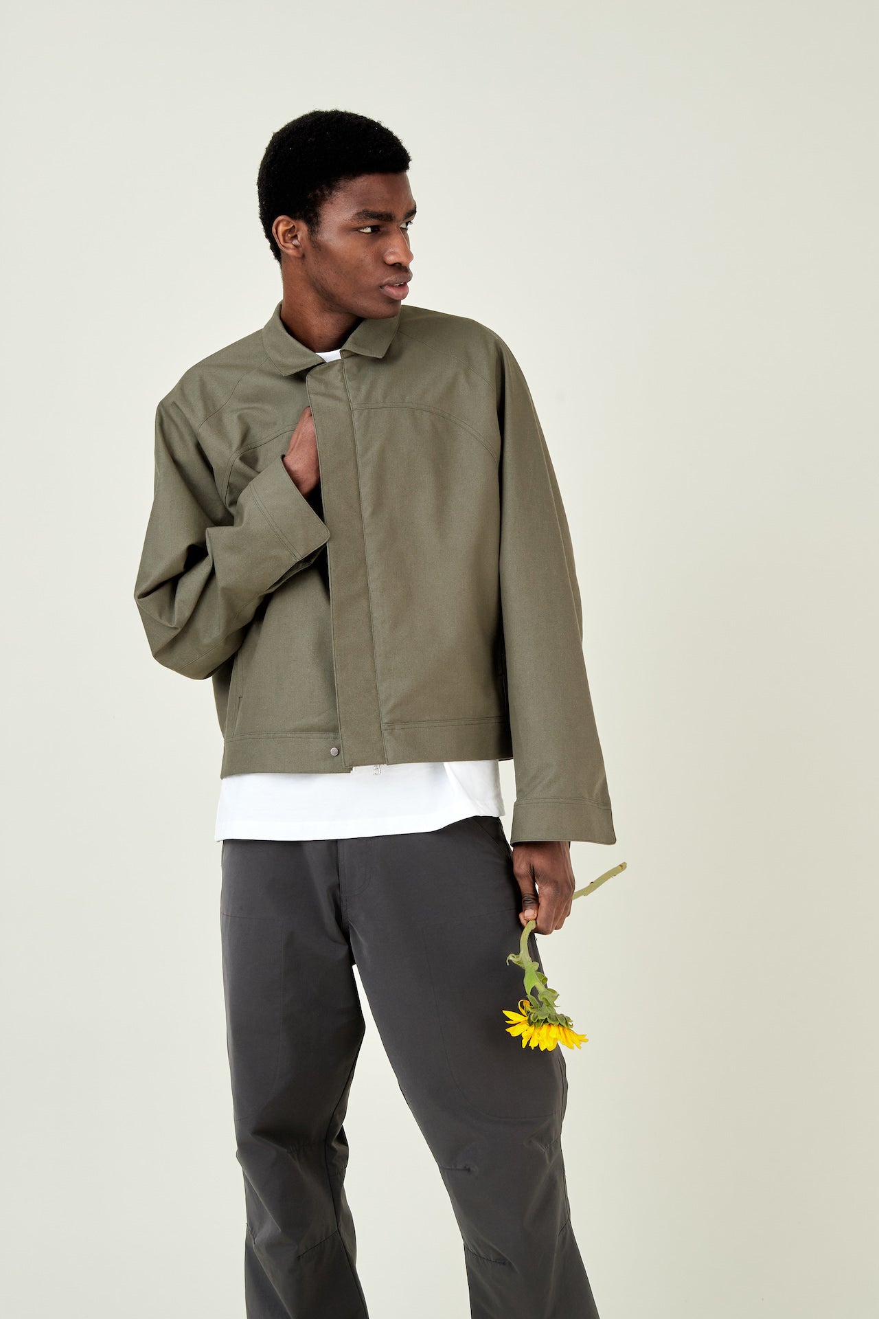 Khaki bomber