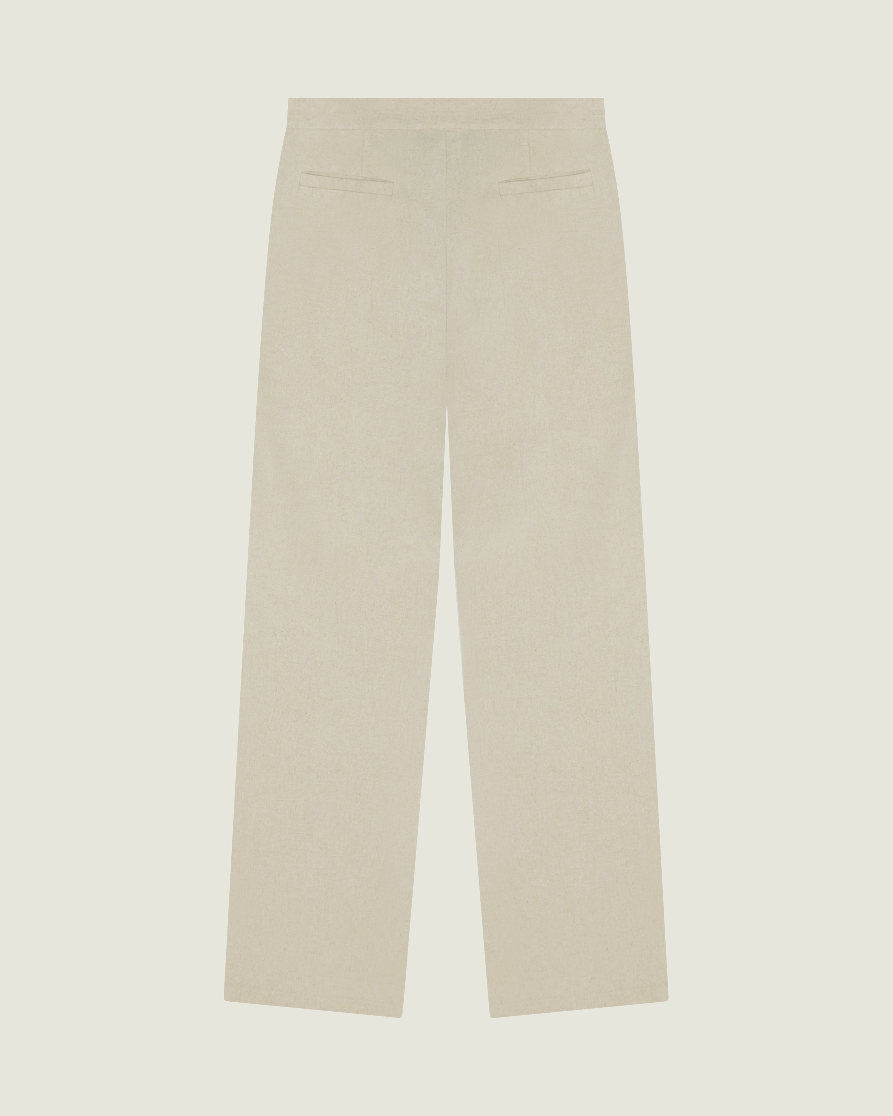 Linen and cotton trousers